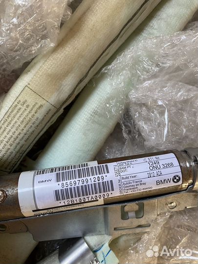 Боковые подушки безопасности BMW X6 E71