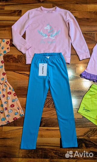 Пакет вещей и новые вещи р.116-122см