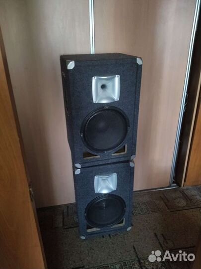 Усилитель yamaha, колонки 500+500 watt