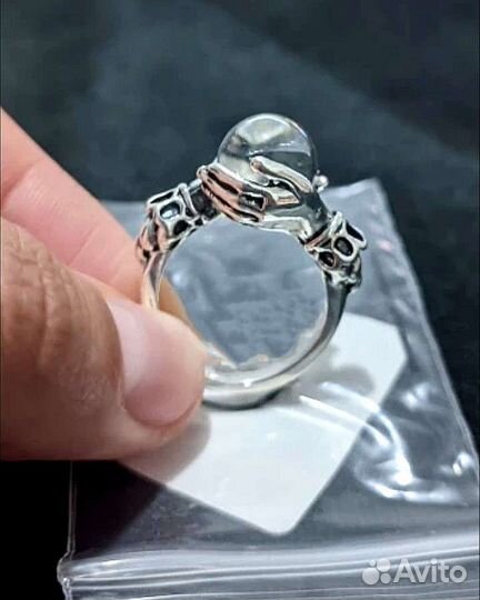 Кольцо с Прозрачным Шариком. Новое