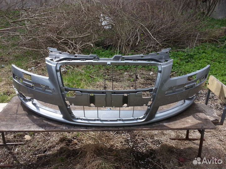 Бампер передний Ауди A8 D3 2005-2007 рестайл