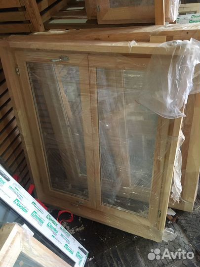 Окно деревянное стеклопакет 1200высота 1000шир