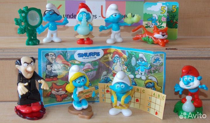 Киндер Смурфы 2016г