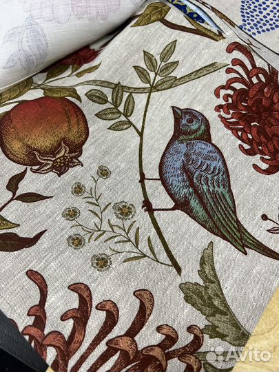 Ткань для штор лен