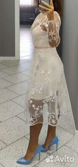 Прозрачное платье сетка