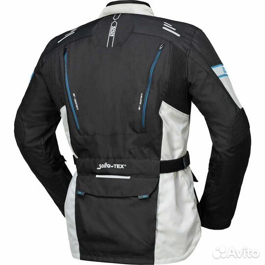 Motorcycle мотокуртка in Ixs lorin-ST Black Girgio Blue Fabric