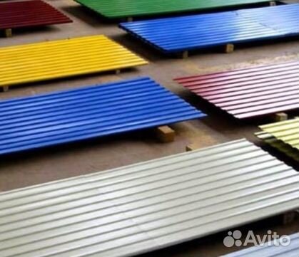 Профнастил С8 окрашеный, м2