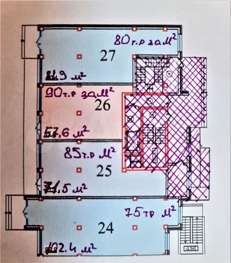 Свободного назначения, 71.5 м²