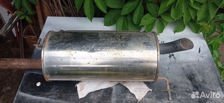 Глушитель на hyundai Getz