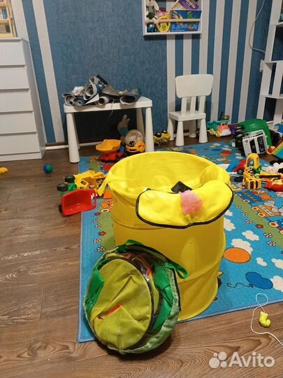 Корзина для игрушек и палатка