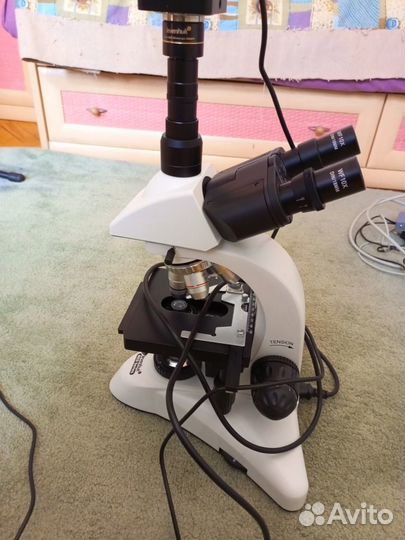 Микроскоп levenhuk med d20t цифровой трианкуляр