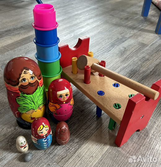 Развивающие игрушки Стучалка IKEA mula матрешка