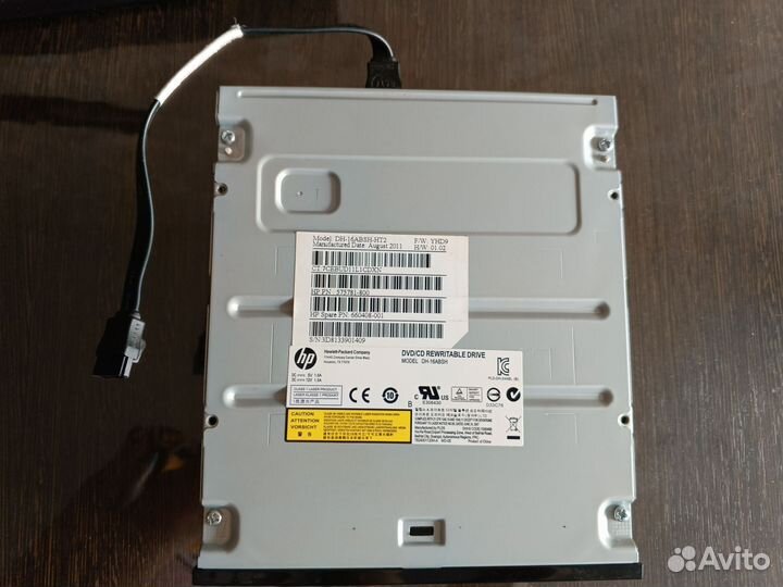 Дисковод HP для пк, cd/dvd rw