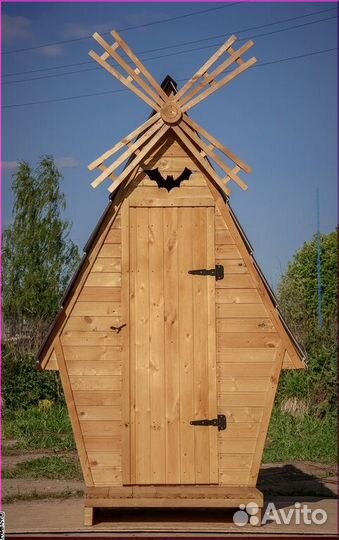Дачный туалет с установкой SKU002