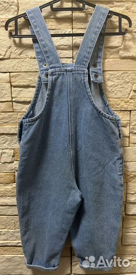Джинсовый полукомбинезон для девочек