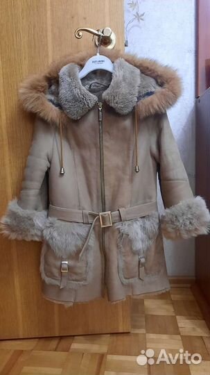 Дубленка натуральная для девочки. Tурция