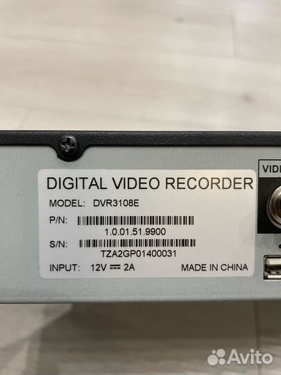 Видеорегистратор аналоговый Dahua DVR3108E