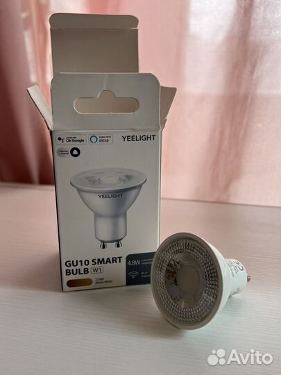 Умная лампочка Yeelight gu10 SMART bulb w1