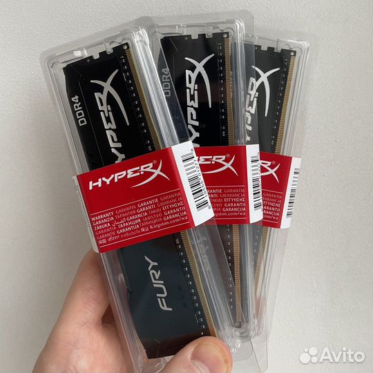 Новая оперативка для пк HyperX ddr4 8gb 3200mhz