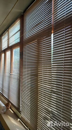 Жалюзи горизонтальные алюминиевые бу