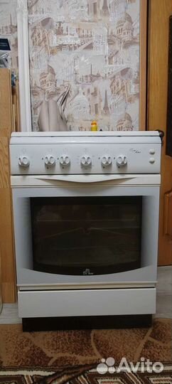 Газовая плита бу Делюкс с электроподжигом