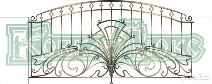 Кованое ограждение «О003»