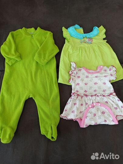 Одежда для девочки пакетом 80 86 92