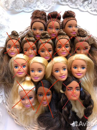 Головы и тела кукол Барби