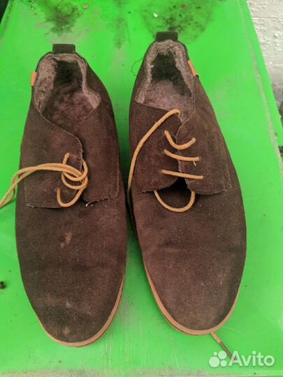 Туфли СССР 41размер замшевые коричневые