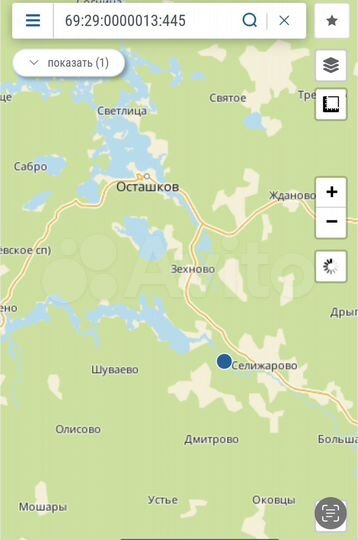 Участок 61,7 га (СНТ, ДНП)