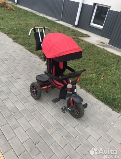 Велосипед коляска детский с ручкой