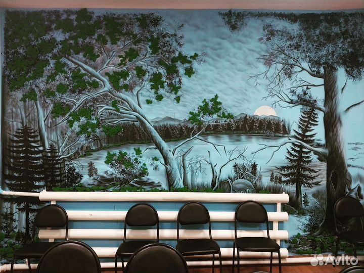 Художник, роспись стен, аэрография