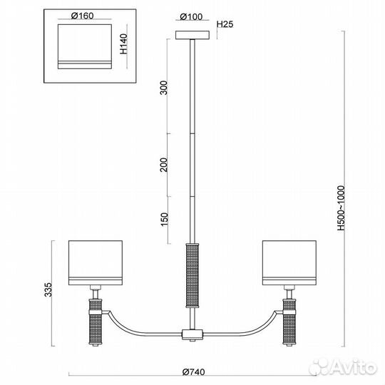 Люстра Freya Albero FR5108PL-05N