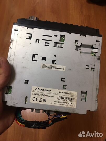 Pioneer deh1600uba