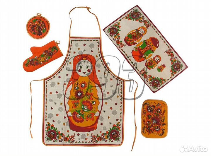 Кухонный набор Матрёшка 5-х предметный (лё (25055)
