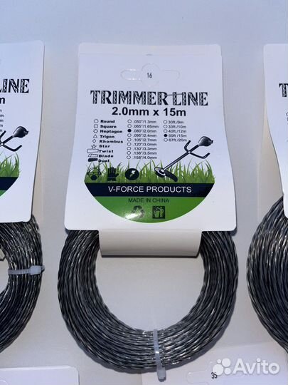 Леска для тримера от 1.6 мм до 4 мм