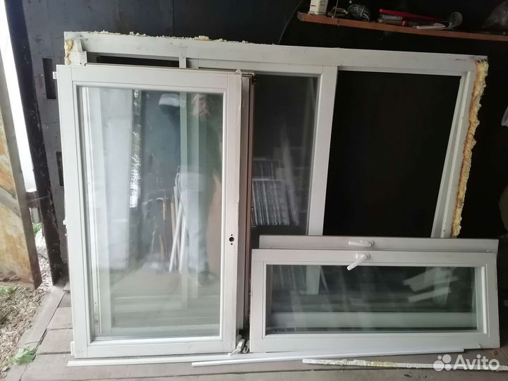 Деревянные окна со стеклопакетом бу