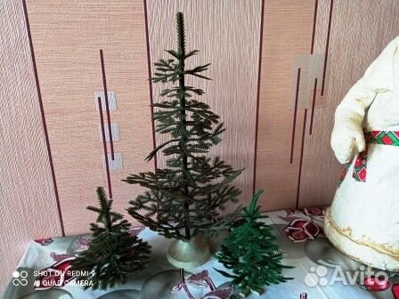 Дед Мороз Снегурочка Елочка Звезда СССР Ретро