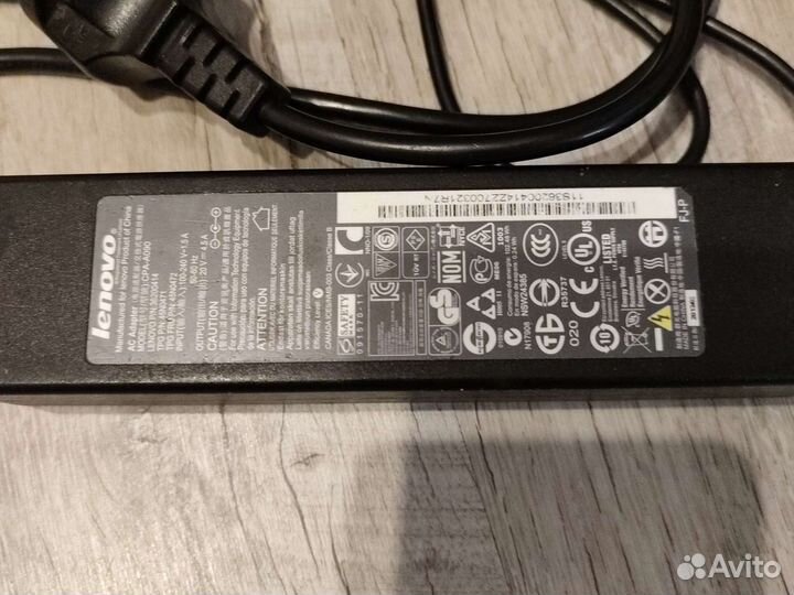 Lenovo зарядное устройство оригинал