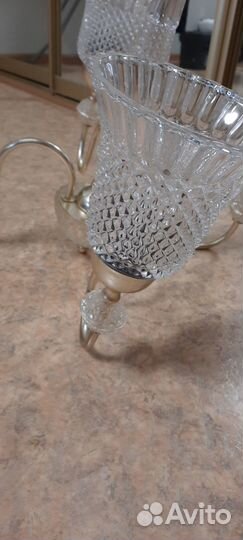 Люстра времён СССР 4х рожковая