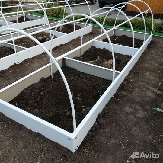 Грядки пластиковые из подоконника пвх