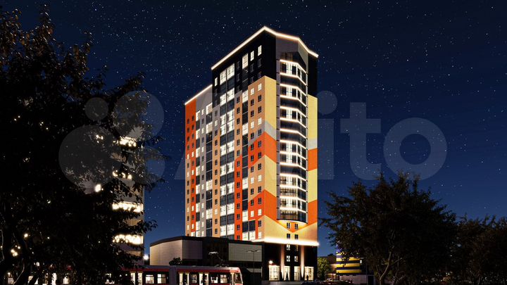 2-к. квартира, 41,7 м², 3/20 эт.