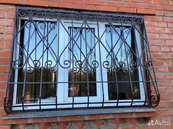 Кованые решетки на окна. Решетка сварная