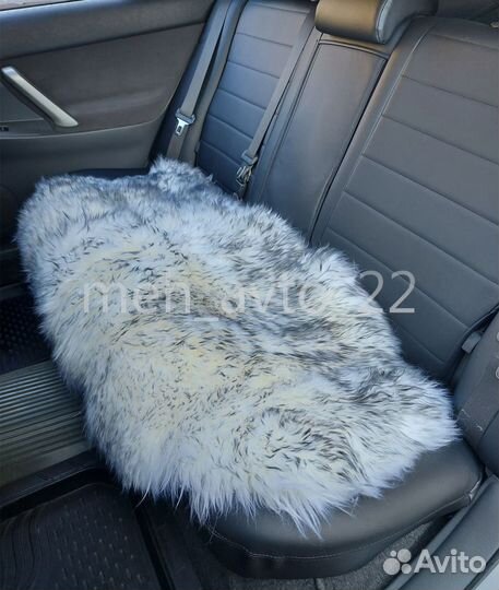 Натуральная меховая накидка на сидения