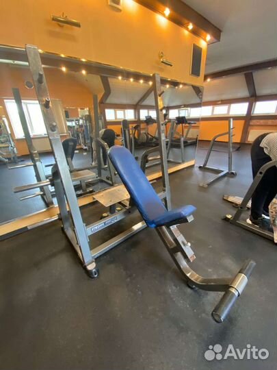 Скамья для жима наклонная Strong master