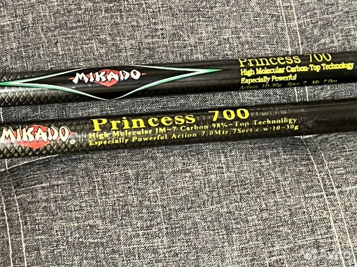 Маховое удилище Mikado Princess 7м без колец