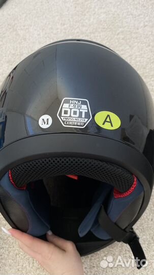 Мотошлем с ушками