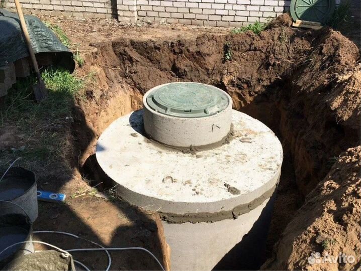 Септик из бетонных колец
