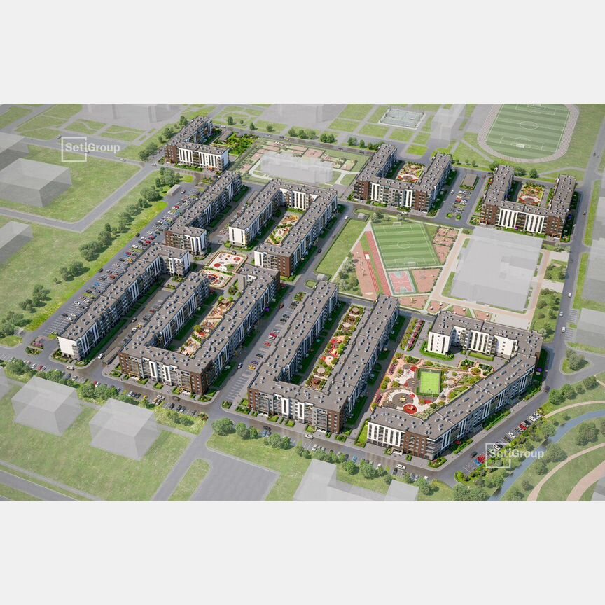 1-к. квартира, 35,7 м², 1/5 эт.