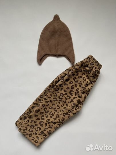 Детские штаны леопардовые 80